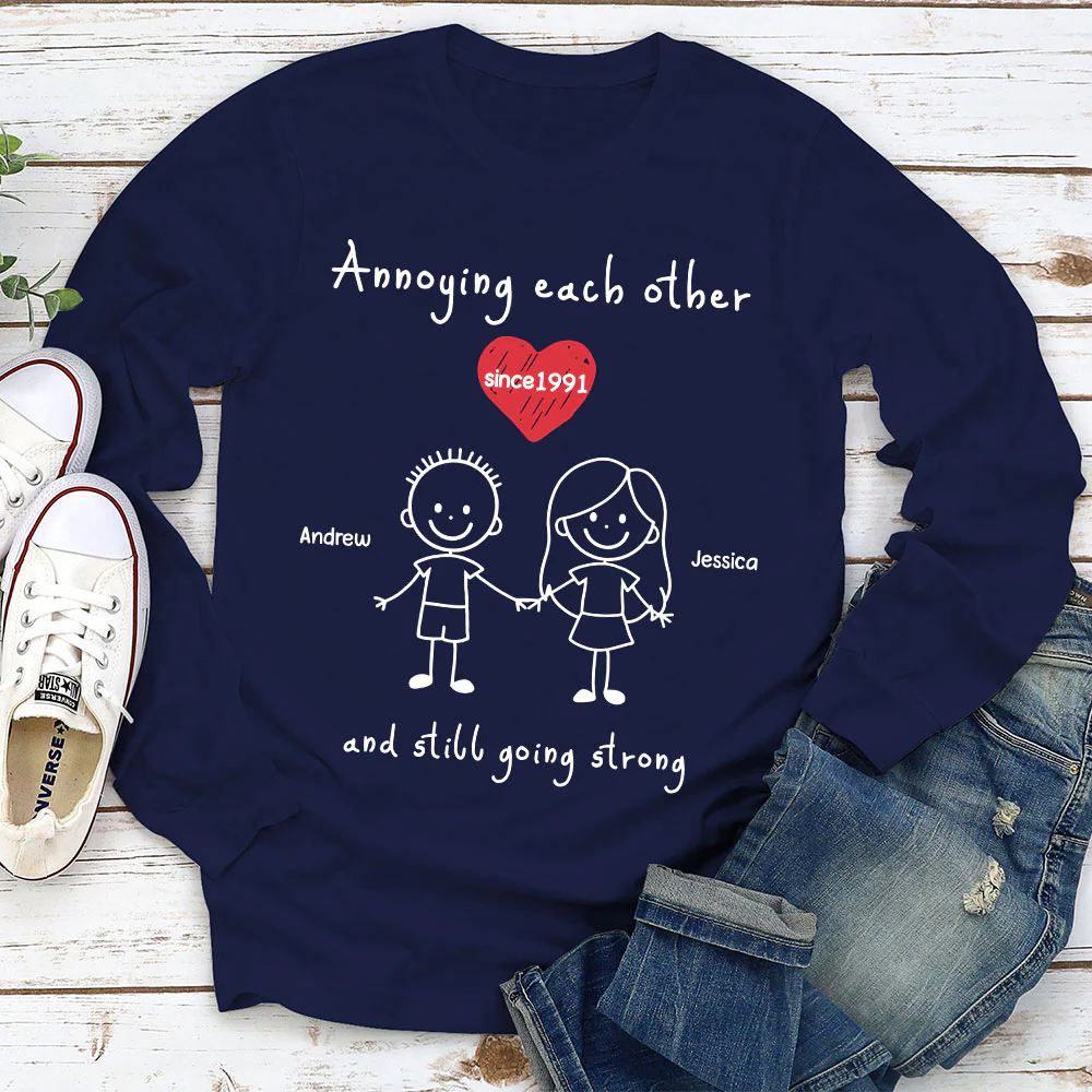 You And Me Annoying Each Other - Personalized Custom Shirt - Image 3
