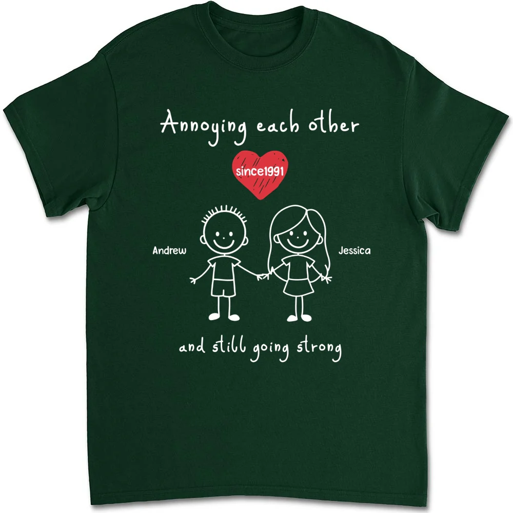 You And Me Annoying Each Other - Personalized Custom Shirt - Image 8