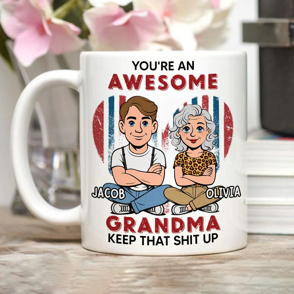 You Are An Awesome - Personalized Custom Coffee Mug - Image 3