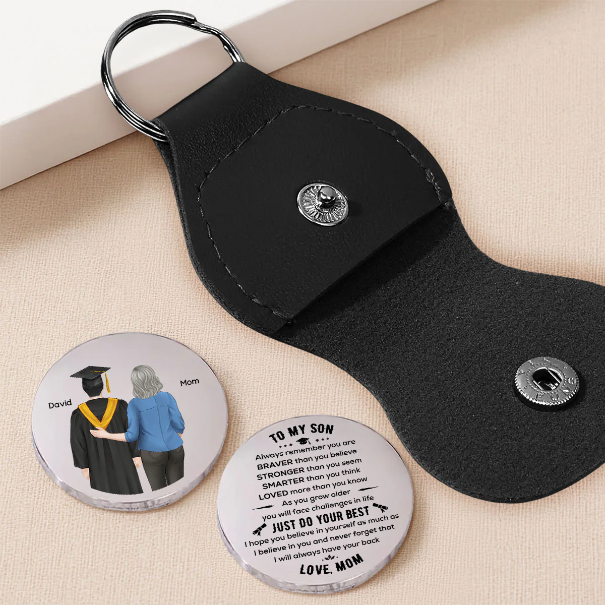You Are Braver Strong Smarter - Personalized Custom Pocket Hug - Image 2