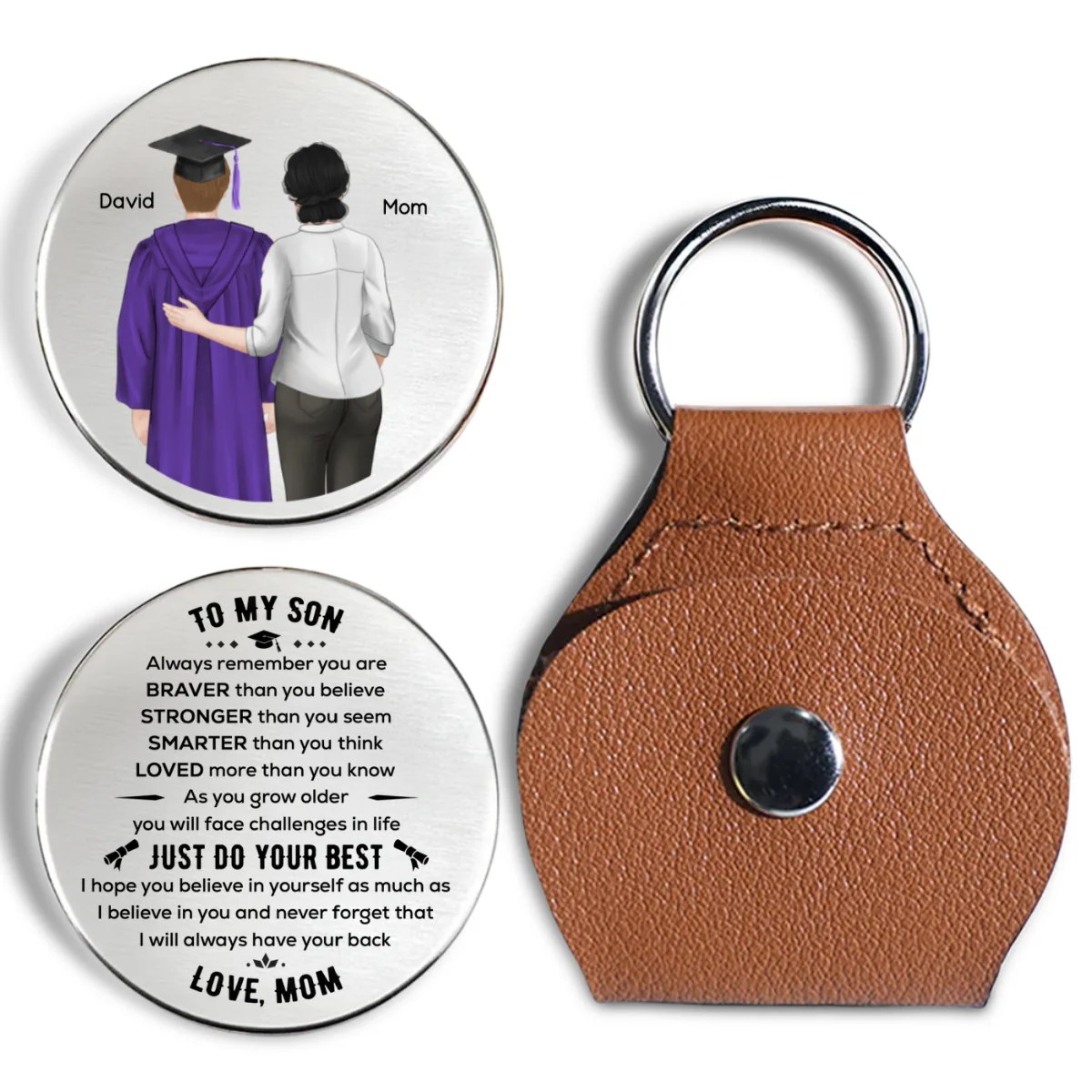 You Are Braver Strong Smarter - Personalized Custom Pocket Hug - Image 8