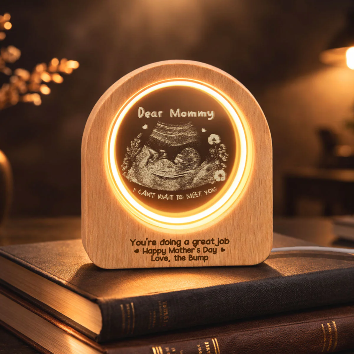 You Are Doing A Great Job - Personalized Custom 3D Crystal Photo Portrait LED