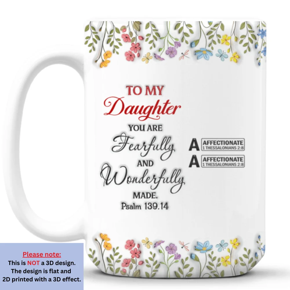 You Are Fearfully - Personalized Custom 3D Inflated Effect Mug - Image 8