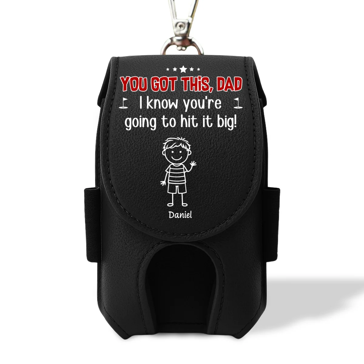 You Are Going To Hit It Big - Personalized Custom Golf Ball Bag - Image 6