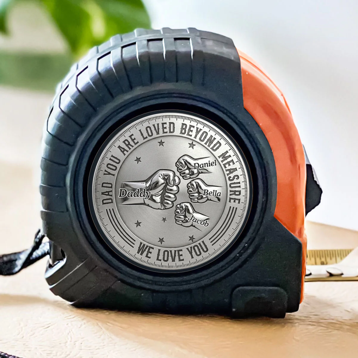 You Are Loved Beyond Measure Metal - Personalized Custom Tape Measure