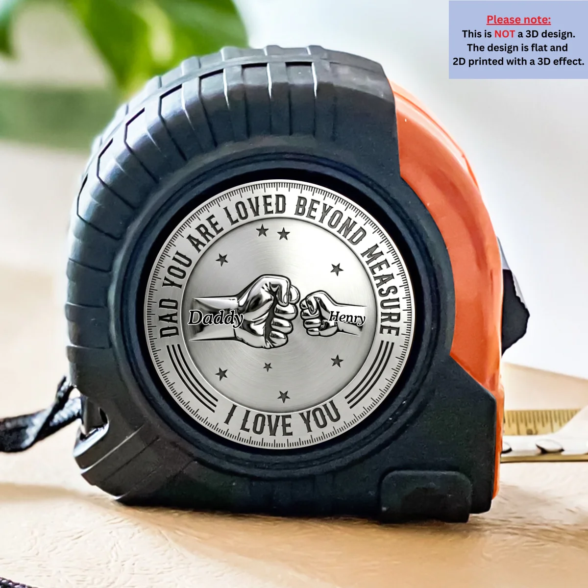 You Are Loved Beyond Measure Metal - Personalized Custom Tape Measure - Image 7