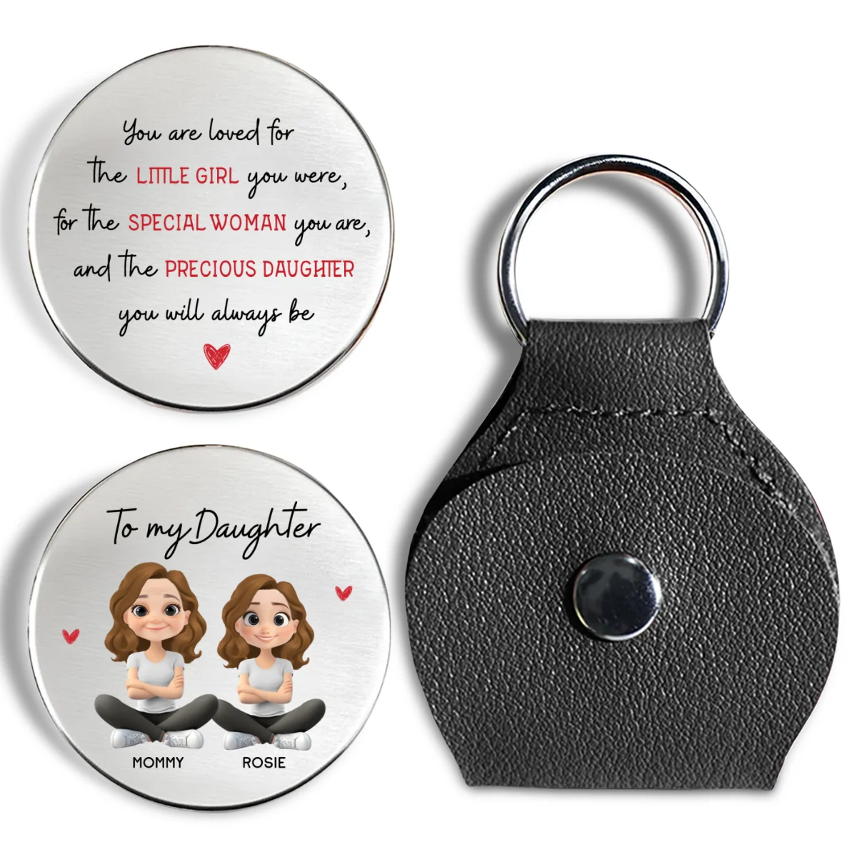 You Are Loved For - Personalized Custom Pocket Hug - Image 7