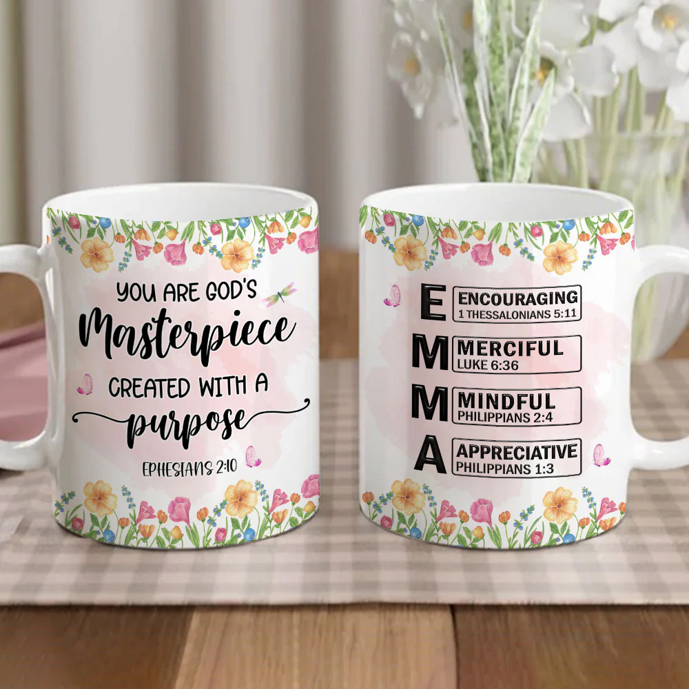 You Are Masterpiece - Personalized Custom Coffee Mug - Image 6