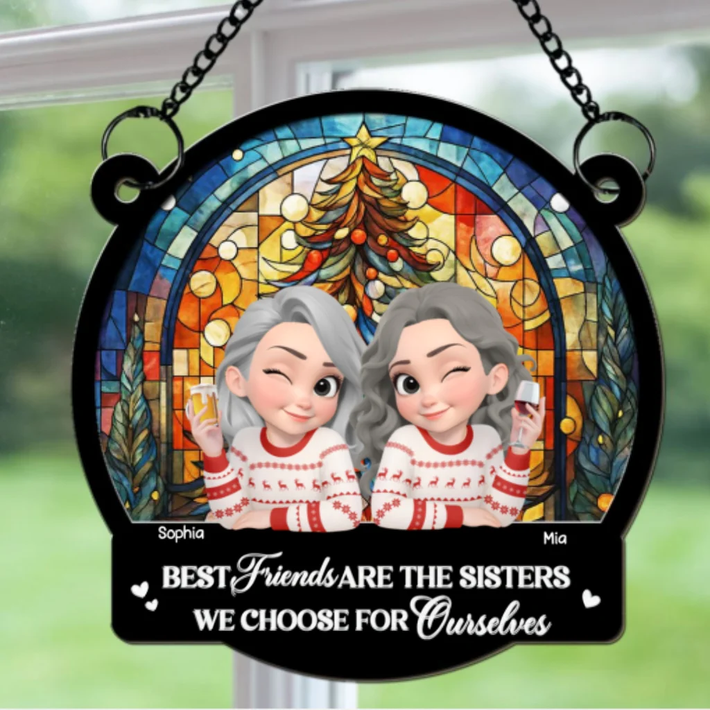 You Are My Christmas Miracle - Personalized Custom Suncatcher - Image 7