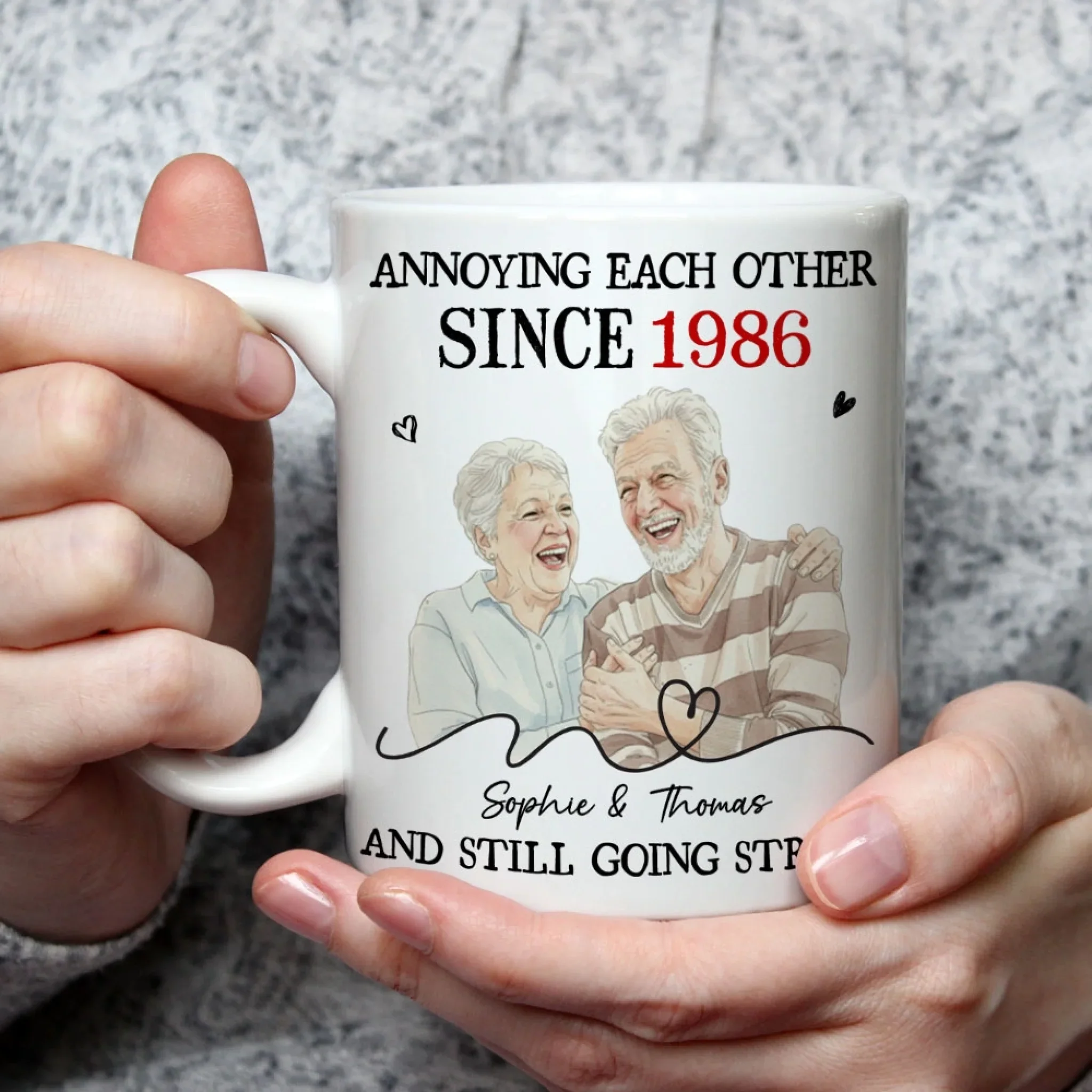 You Are My Destiny - Personalized Custom Coffee Mug - Image 2