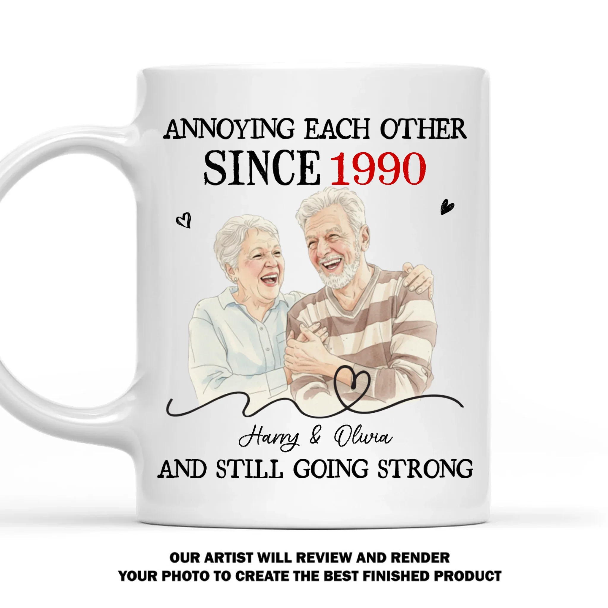 You Are My Destiny - Personalized Custom Coffee Mug - Image 8