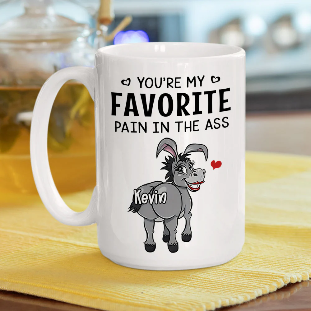 You Are My Favorite Pain - Personalized Custom Coffee Mug - Image 3
