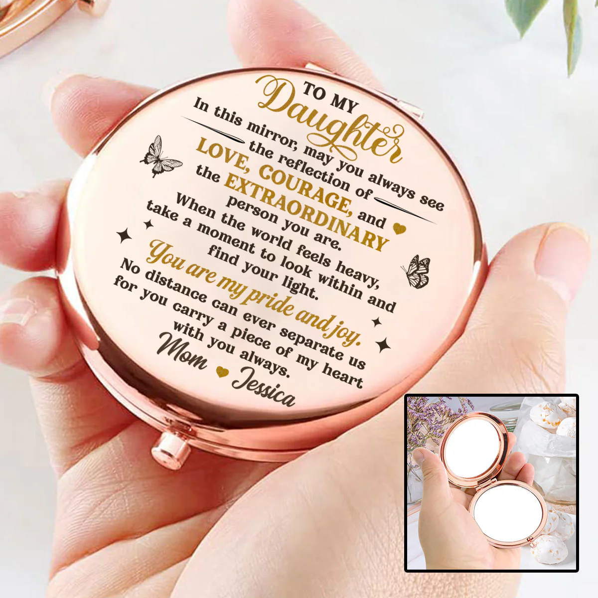 You Are My Pride And Joy - Personalized Custom Compact Mirror
