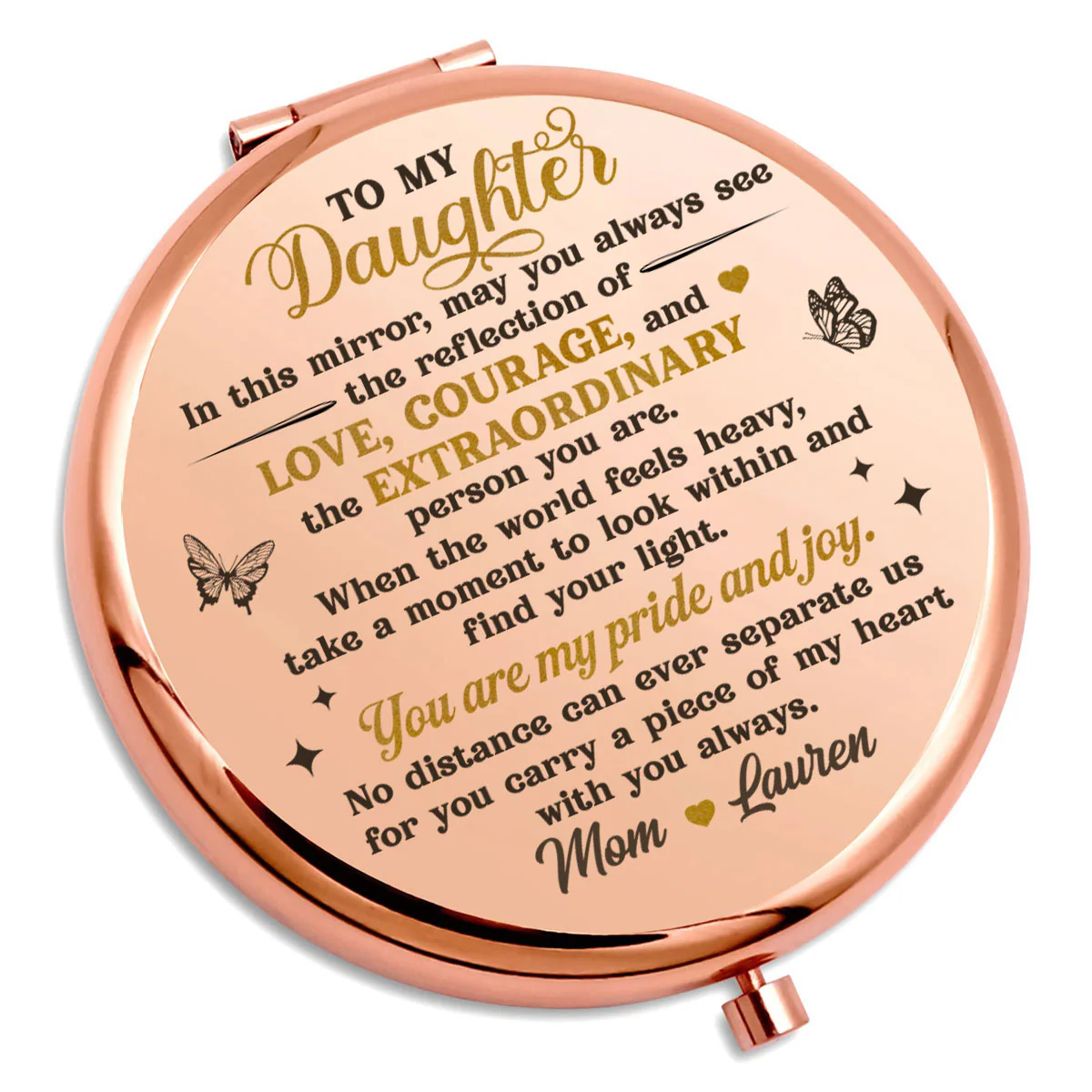 You Are My Pride And Joy - Personalized Custom Compact Mirror - Image 3