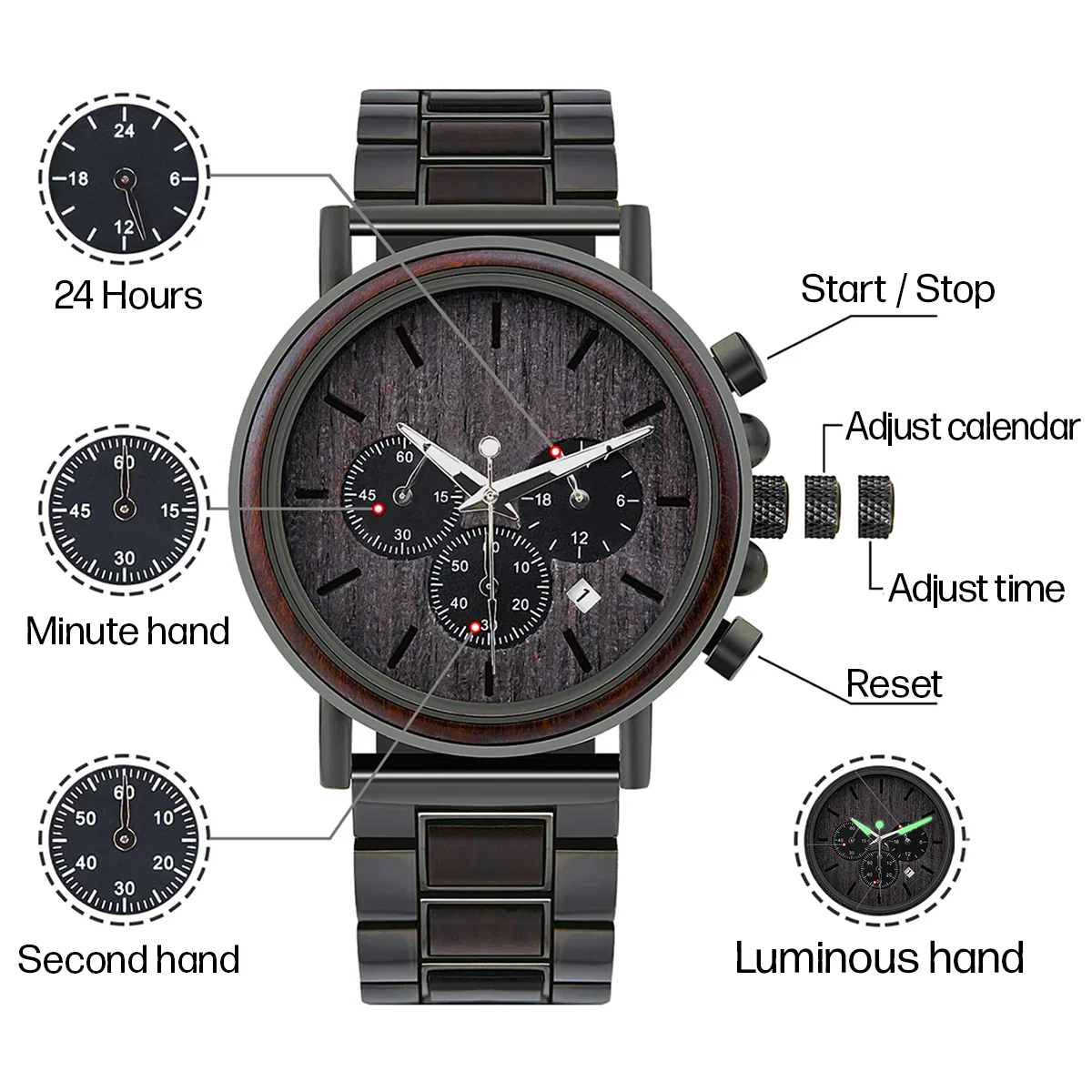 You Are My Pride - Personalized Engraved Wooden Watches GQ026 - Image 6