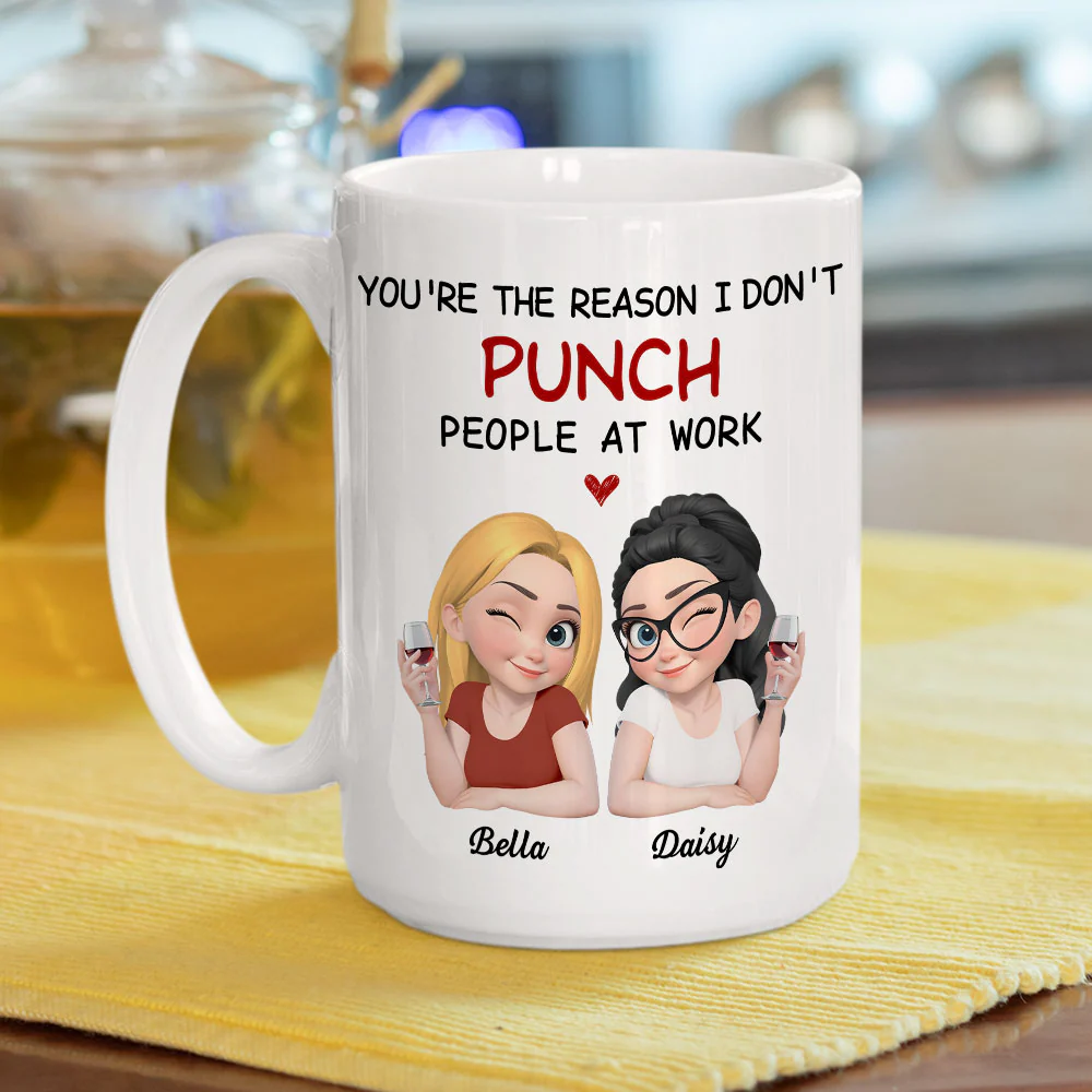 You Are My Reason - Personalized Custom Coffee Mug - Image 4