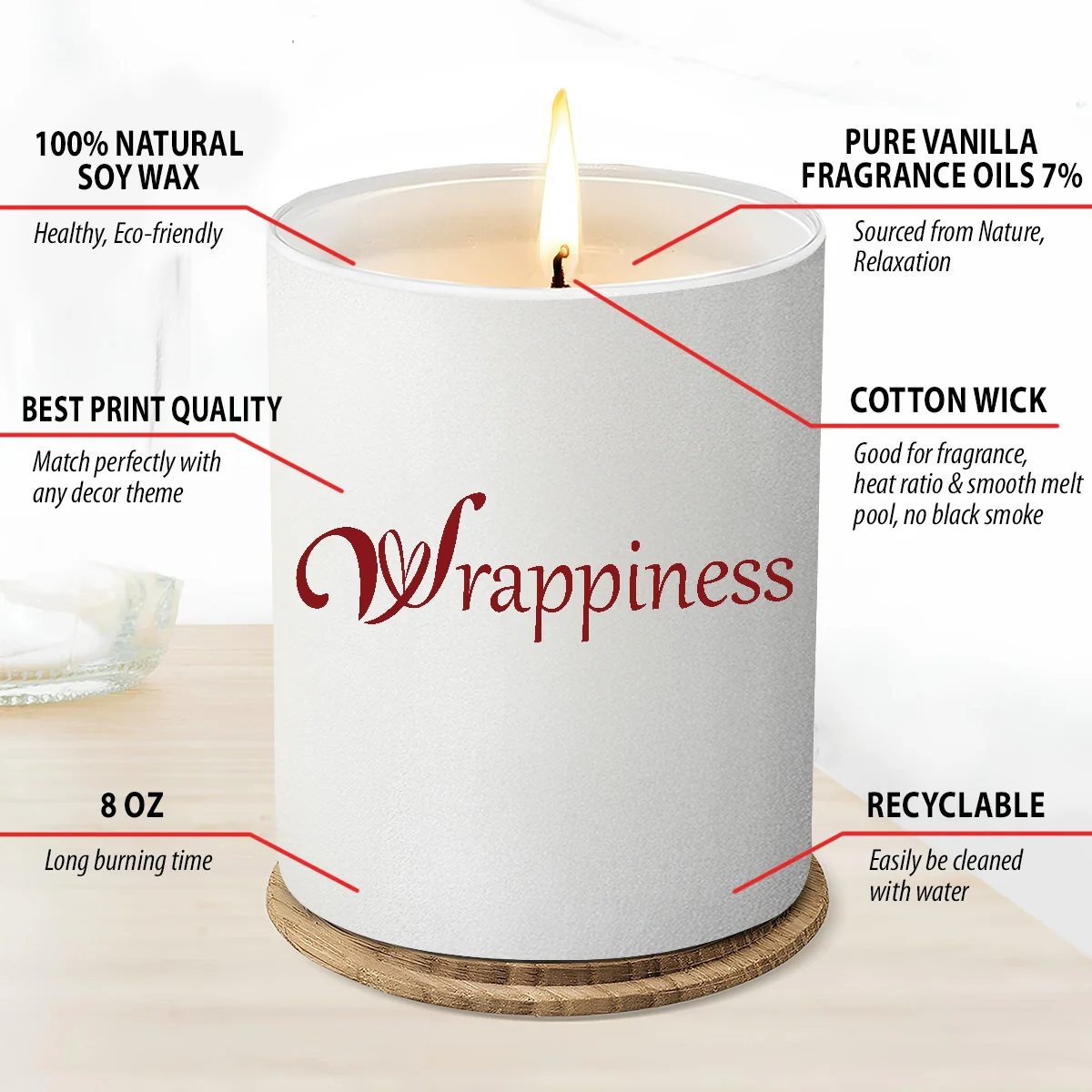In Case I Dont Say It Enough - Personalized Custom Candle - Image 5