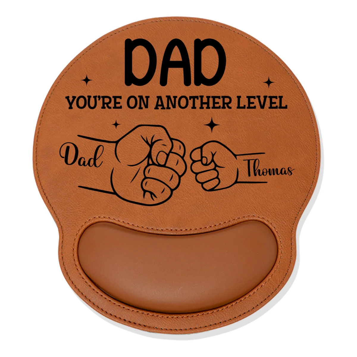 You Are On Another Level - Personalized Custom Leather Mouse Pad - Image 10