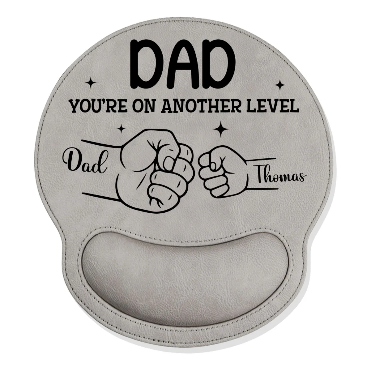 You Are On Another Level - Personalized Custom Leather Mouse Pad - Image 11