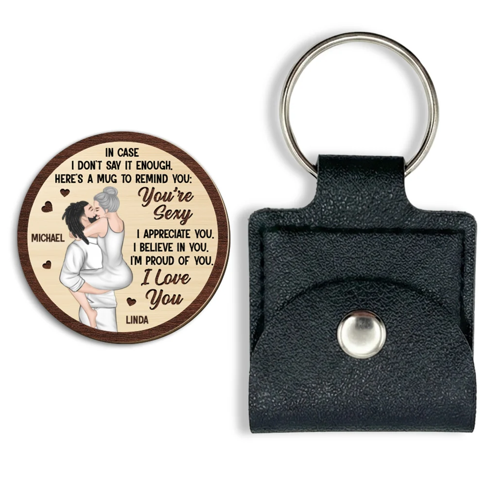 You Are Sexy I Appreciate You - Personalized Custom Wooden Pocket Hug - Image 8