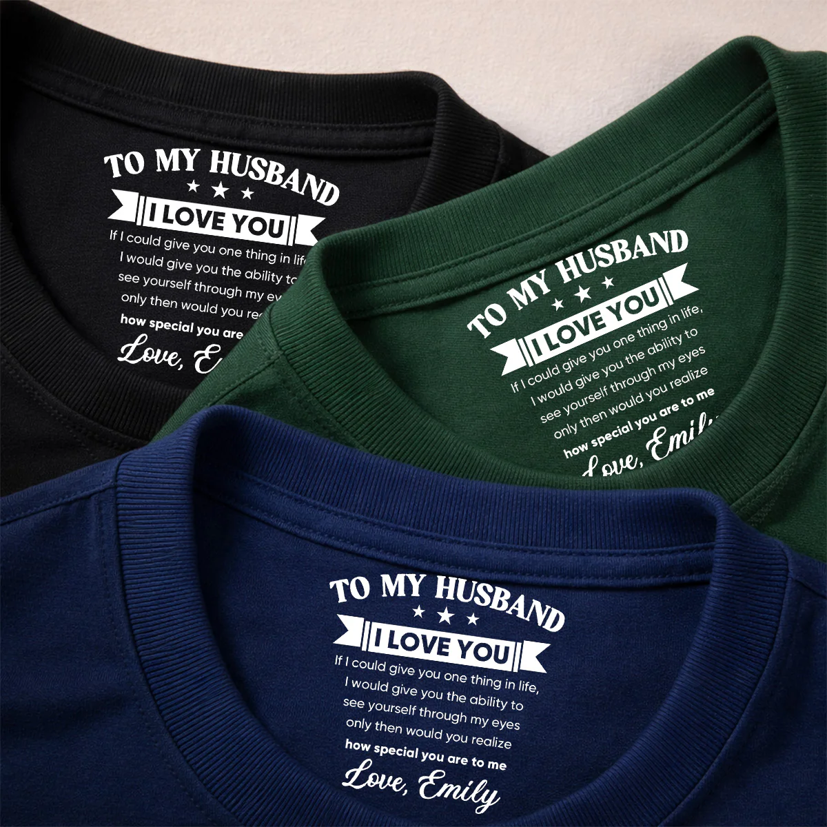 You Are Special My Love - Personalized Custom Inside Neck Print T-Shirt - Image 4