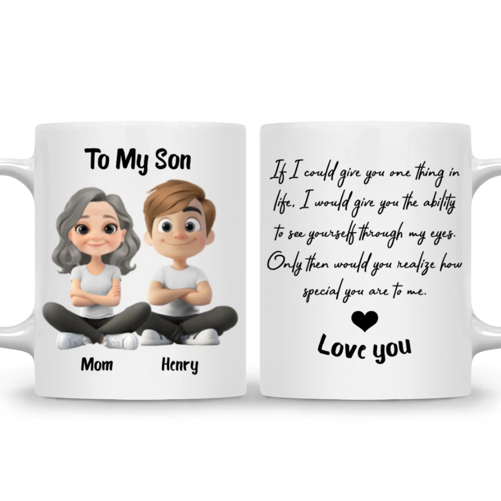 You Are Special - Personalized Custom Coffee Mug - Image 6