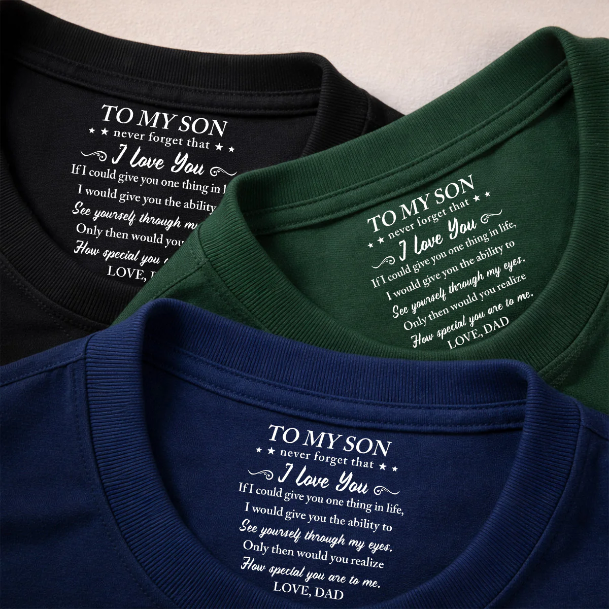 You Are Special - Personalized Custom Inside Neck Print T-Shirt - Image 4