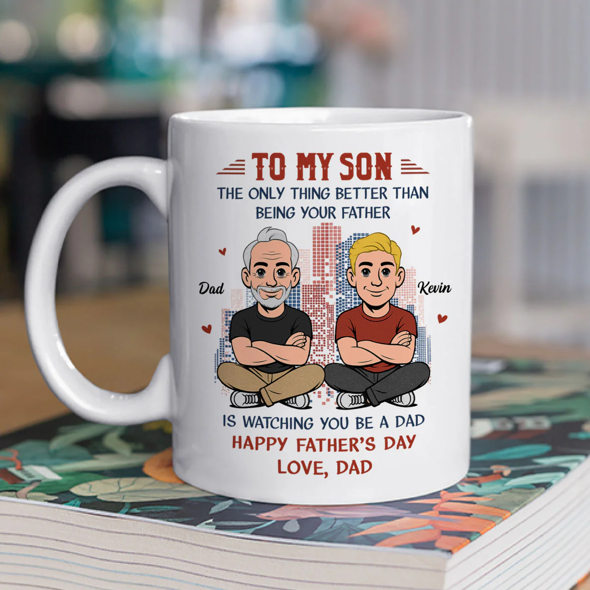 You Became Amazing Father - Personalized Custom Coffee Mug - Image 2