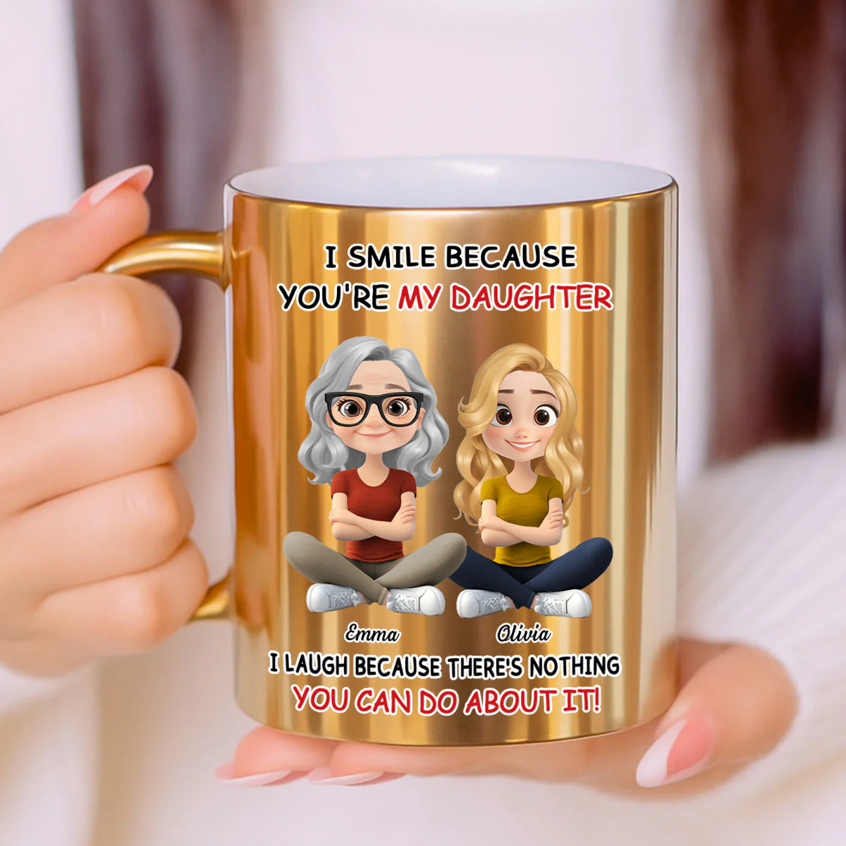 You Can Do About It - Personalized Custom Metallic Mug - Image 3