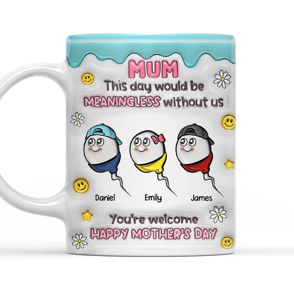 You Made This Day Special - Personalized Custom 3D Inflated Effect Mug