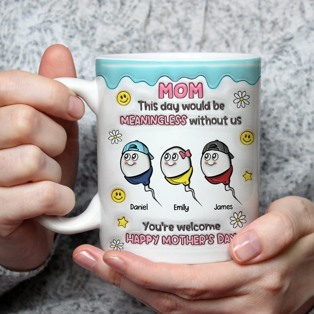 You Made This Day Special - Personalized Custom 3D Inflated Effect Mug - Image 7
