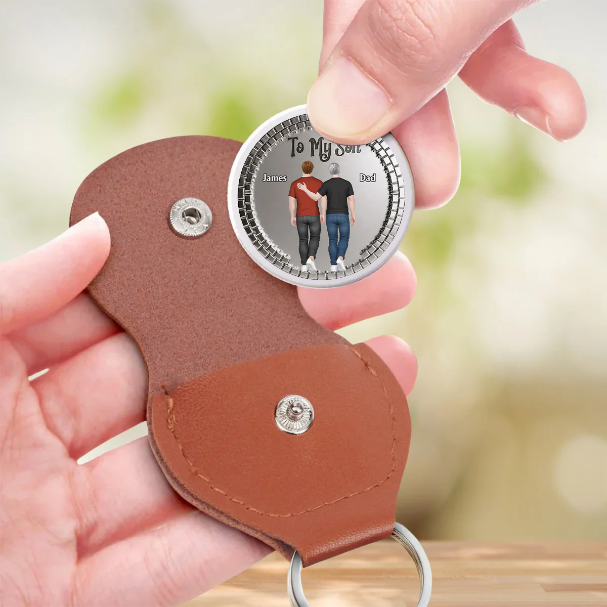 You Only Fail When You Stop Trying - Personalized Custom Pocket Hug - Image 3