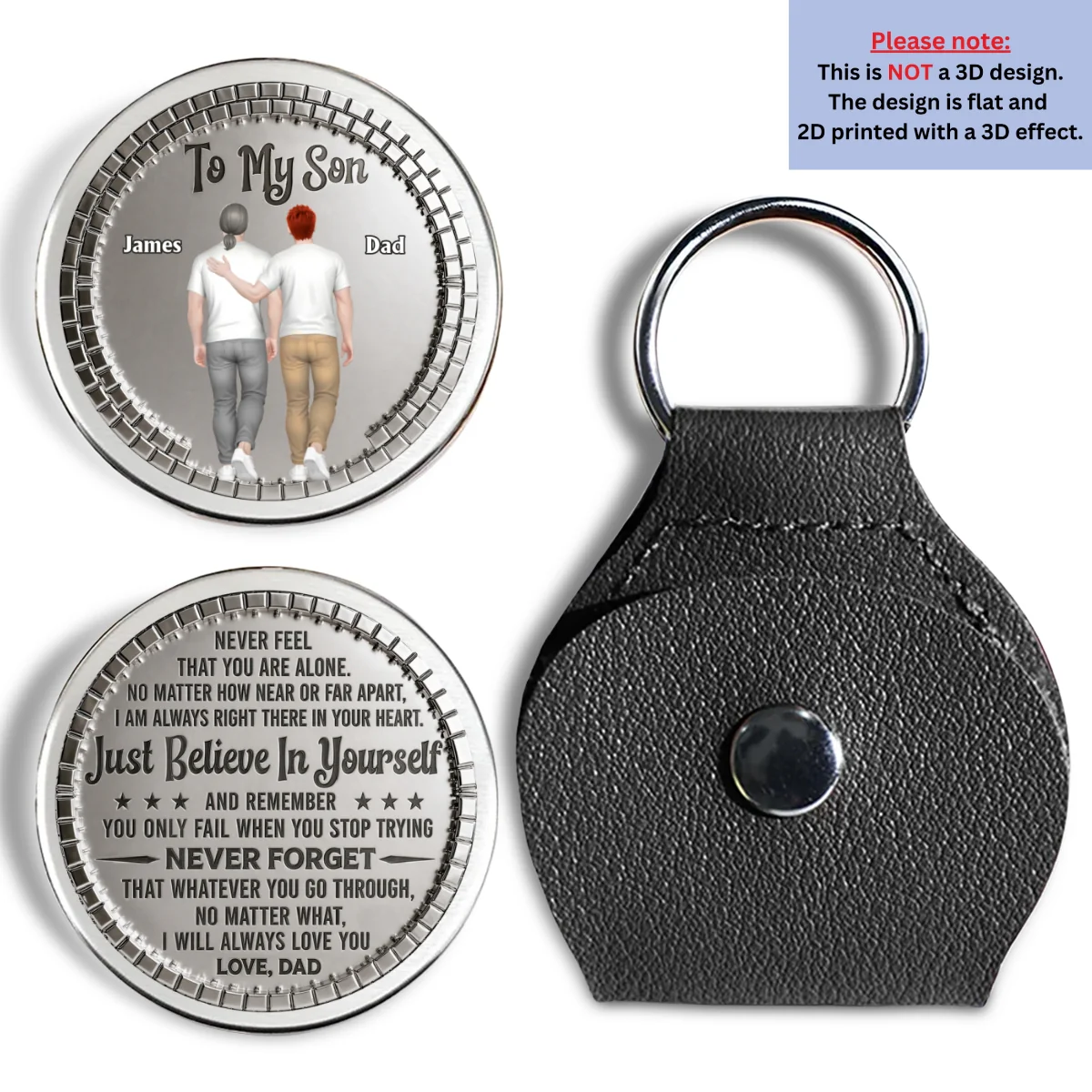 You Only Fail When You Stop Trying - Personalized Custom Pocket Hug - Image 7