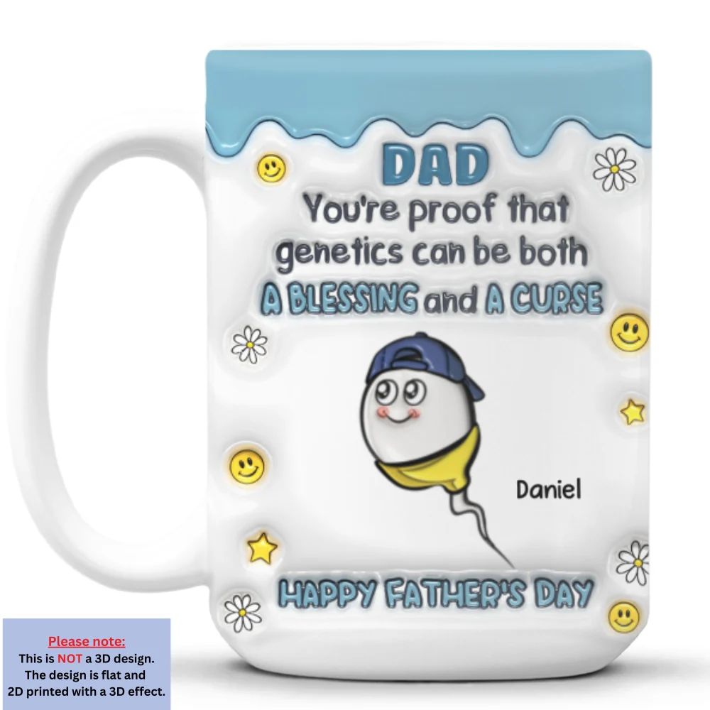 You Passed This Down Proudly - Personalized Custom 3D Inflated Effect Mug - Image 9