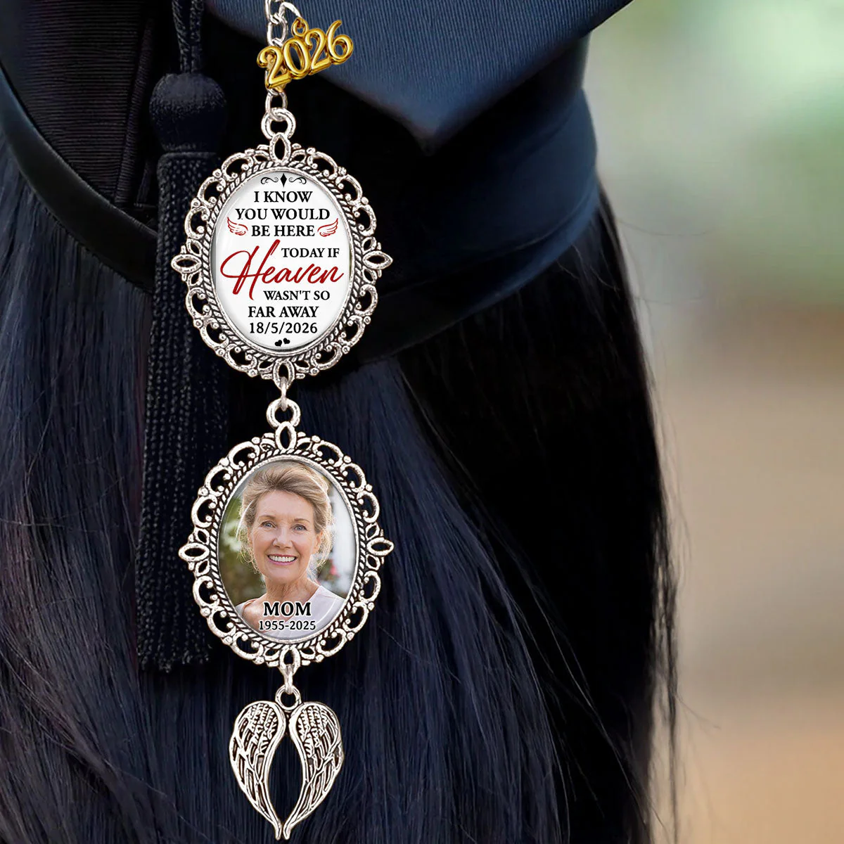 You Would Be Here Today - Personalized Custom Graduation Tassel - Image 4