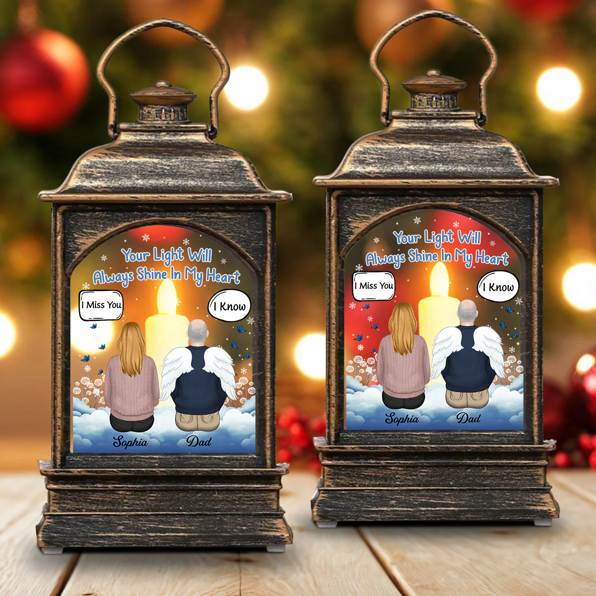 You Would Have Lived Forever - Personalized Custom Christmas Wind Lamp - Image 2