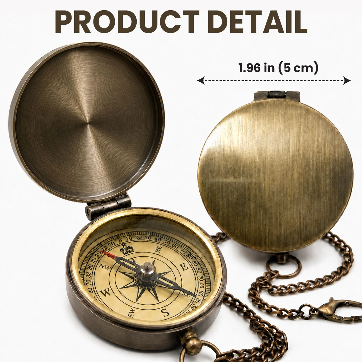 Your Last Everything - Personalized Custom Engraved Pocket Compass - Image 7
