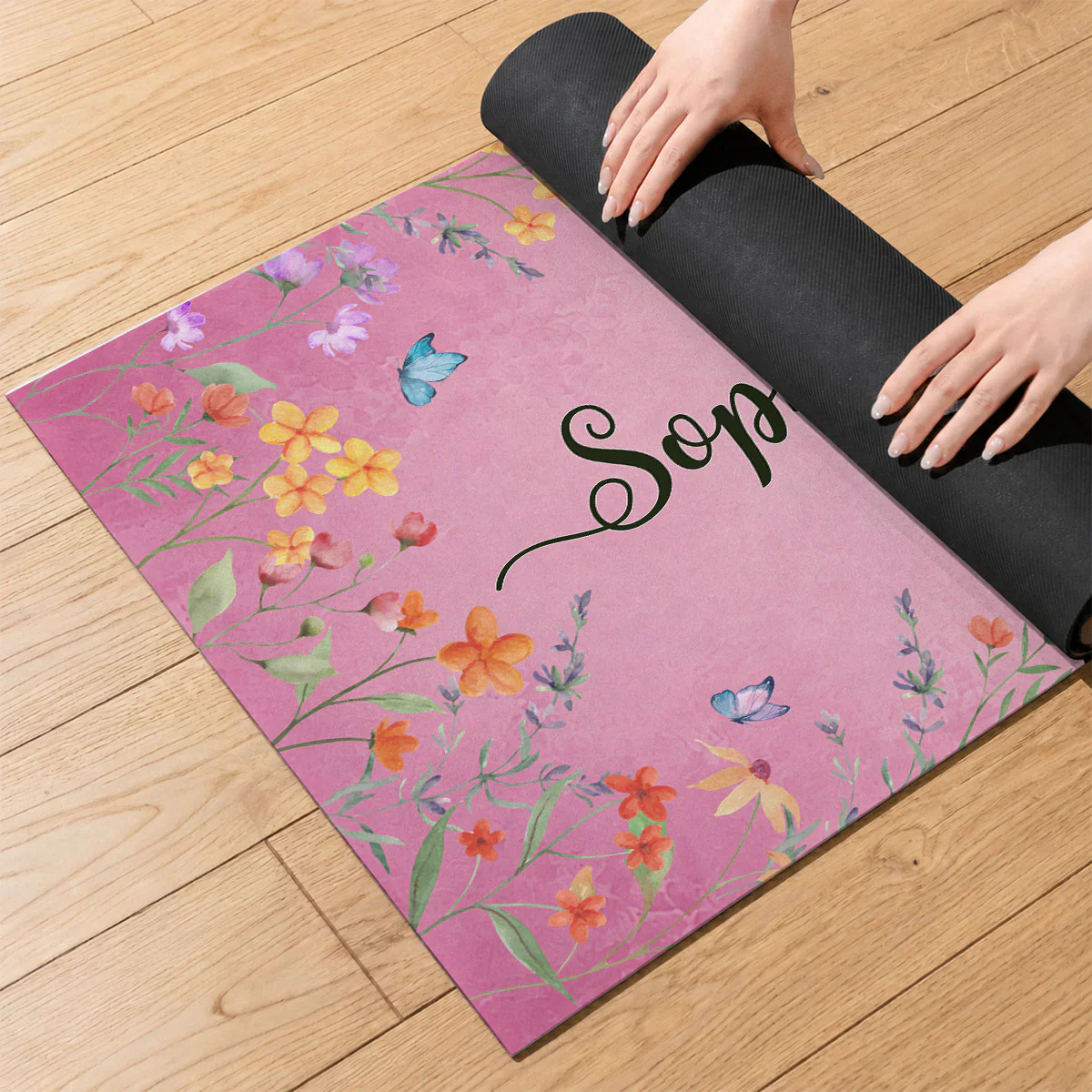 Your Mind Is A Powerful Thing - Personalized Custom Yoga Mat - Image 6