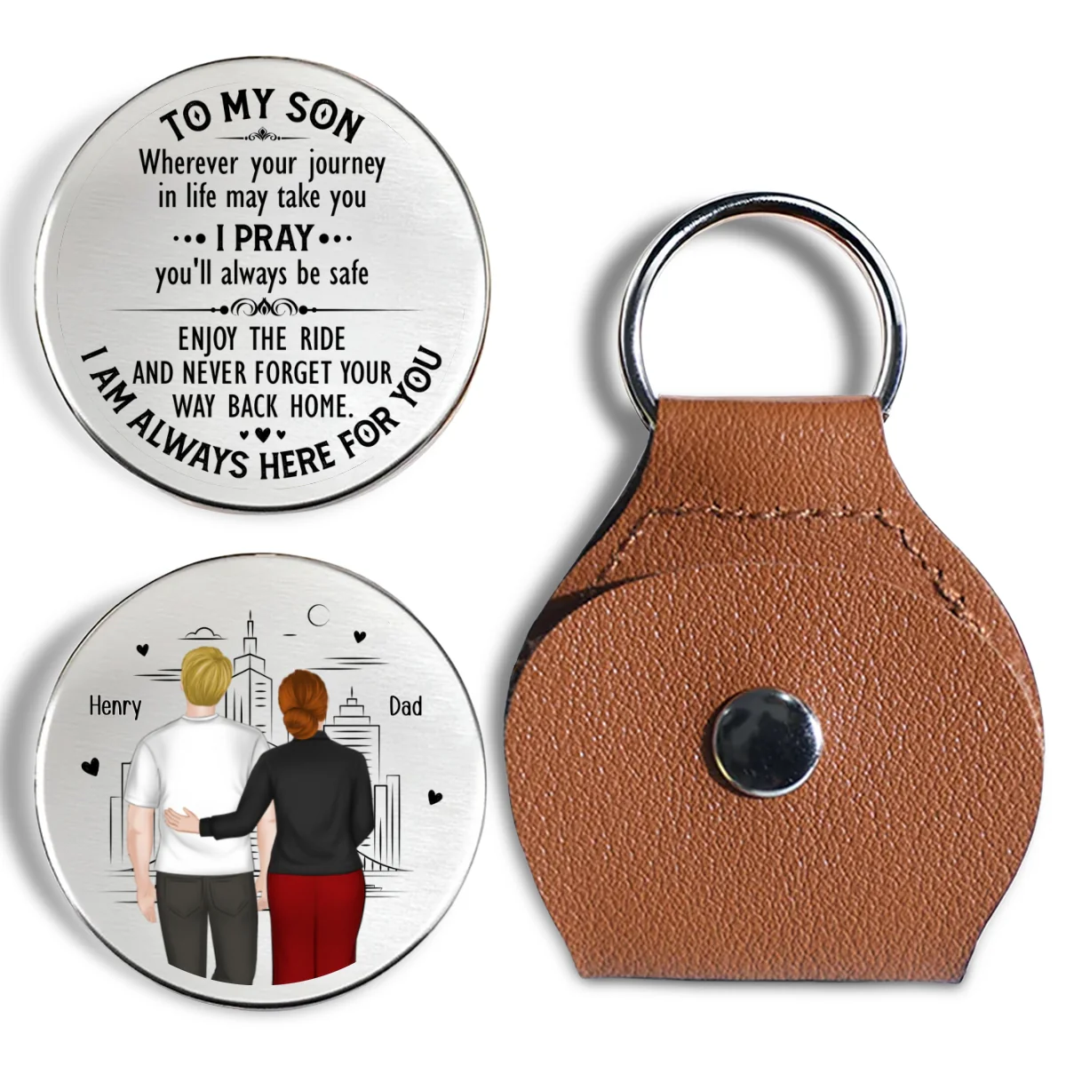 Your Way Back Home - Personalized Custom Pocket Hug - Image 6