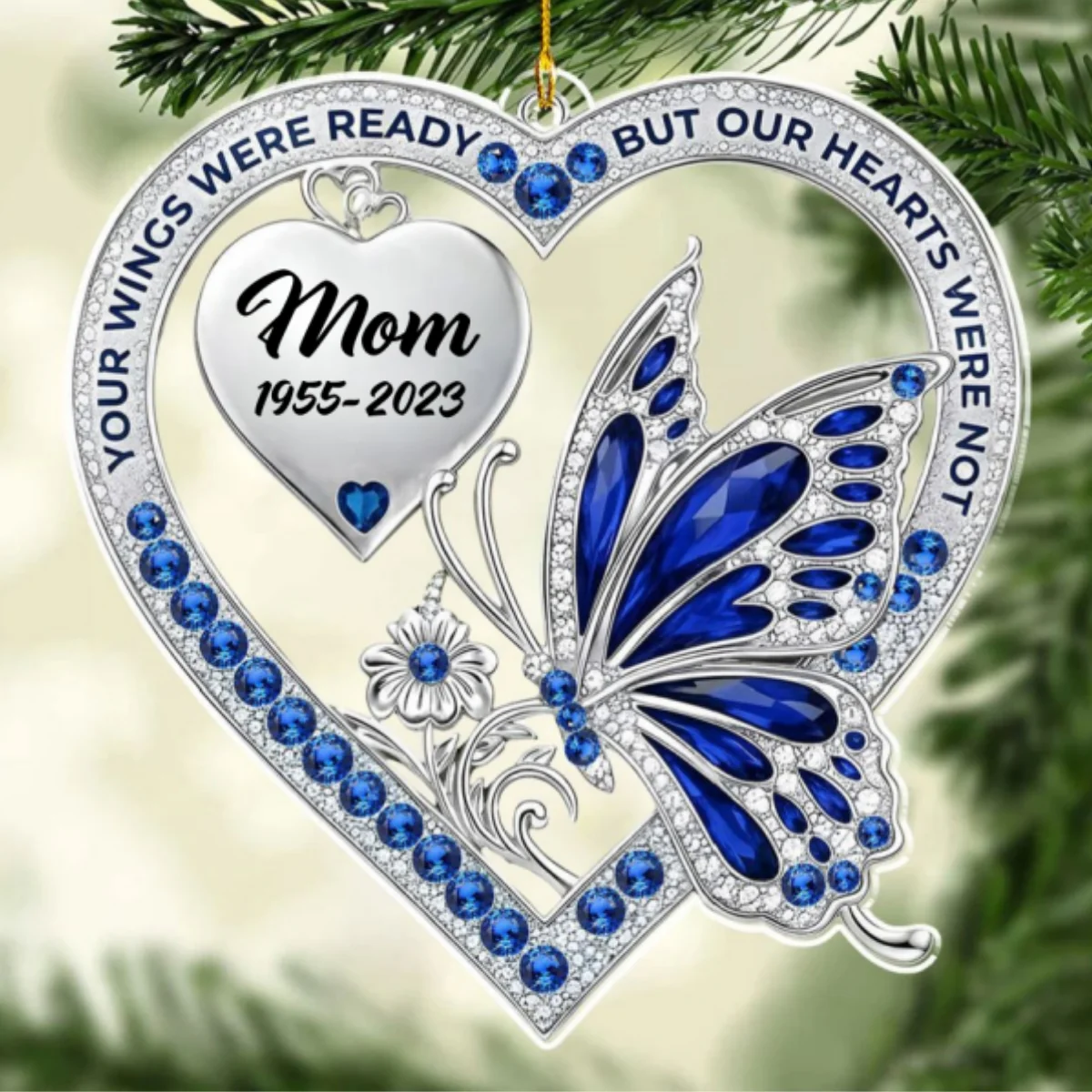 Your Wings - Personalized Custom Acrylic Ornament - Image 6